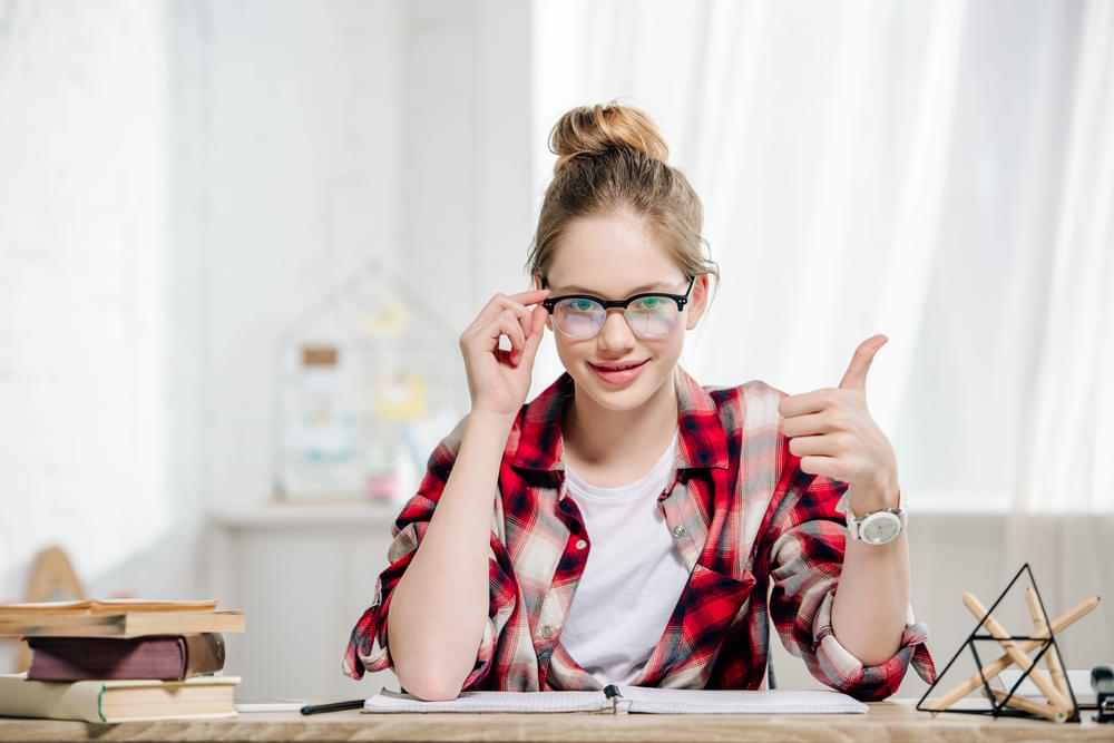 buying glasses for teenagers